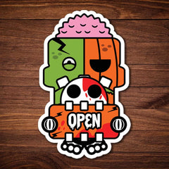 Zombie sign board