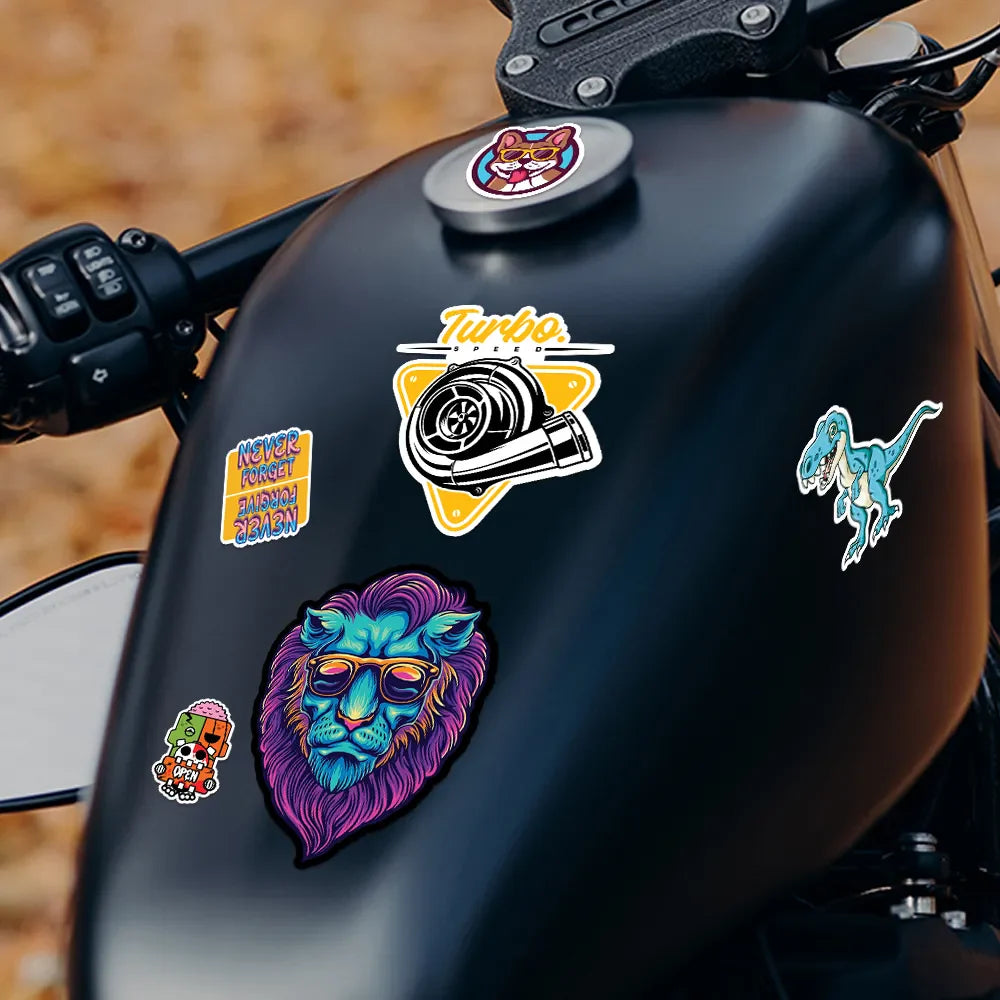 Turbo Powered Vinyl Sticker