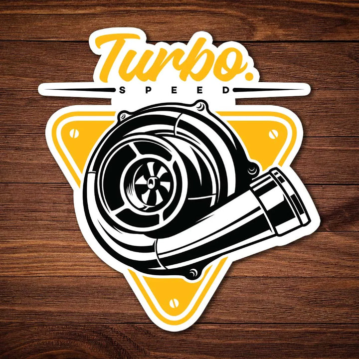 Turbo Powered Sticker | Zatags