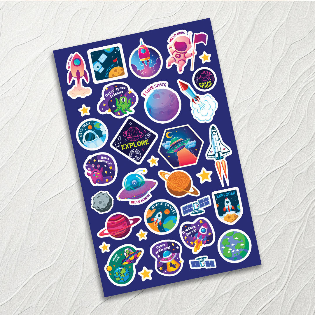 Space - Mini Sticker Sheet