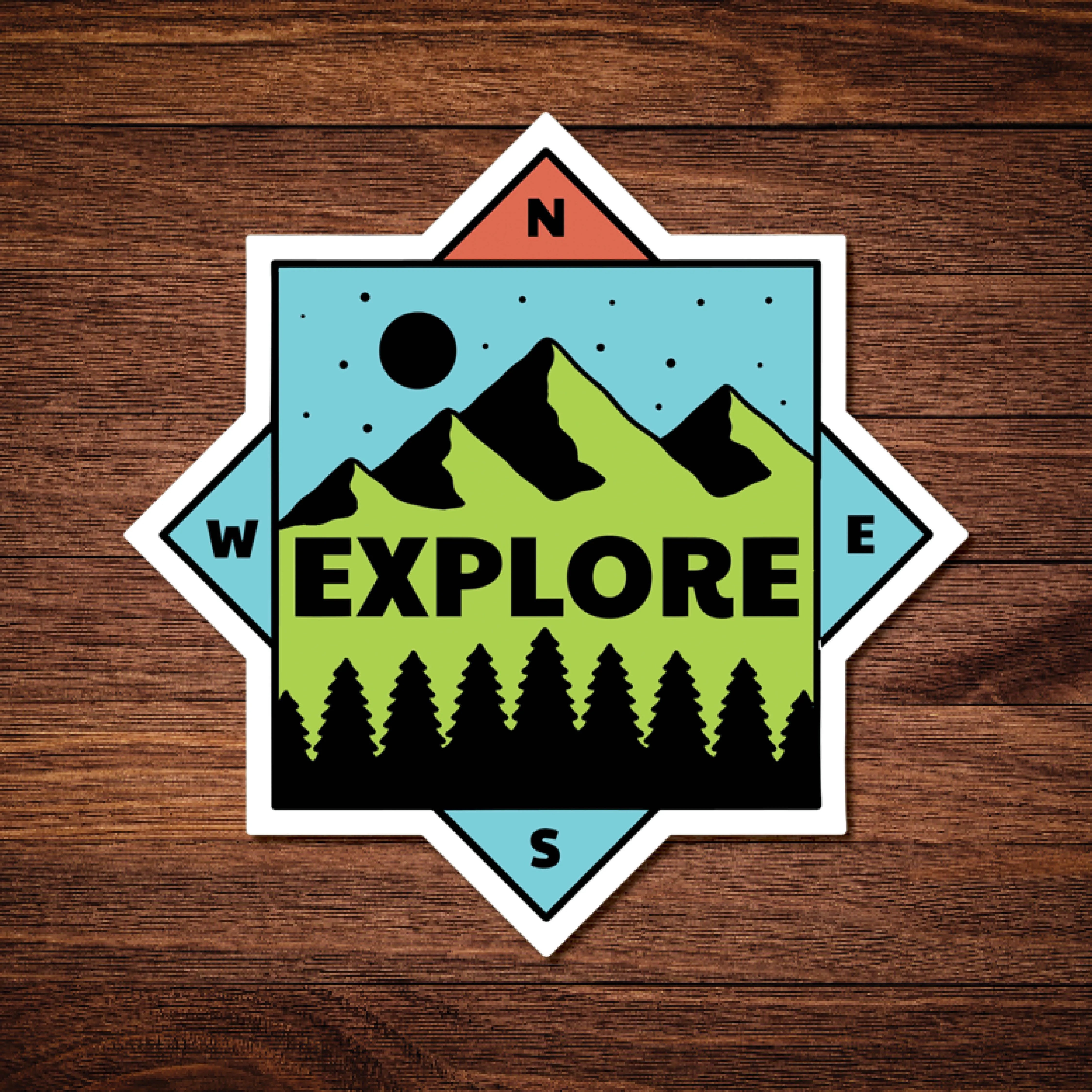 Explore Map Sticker Explore Sticker | Zatags