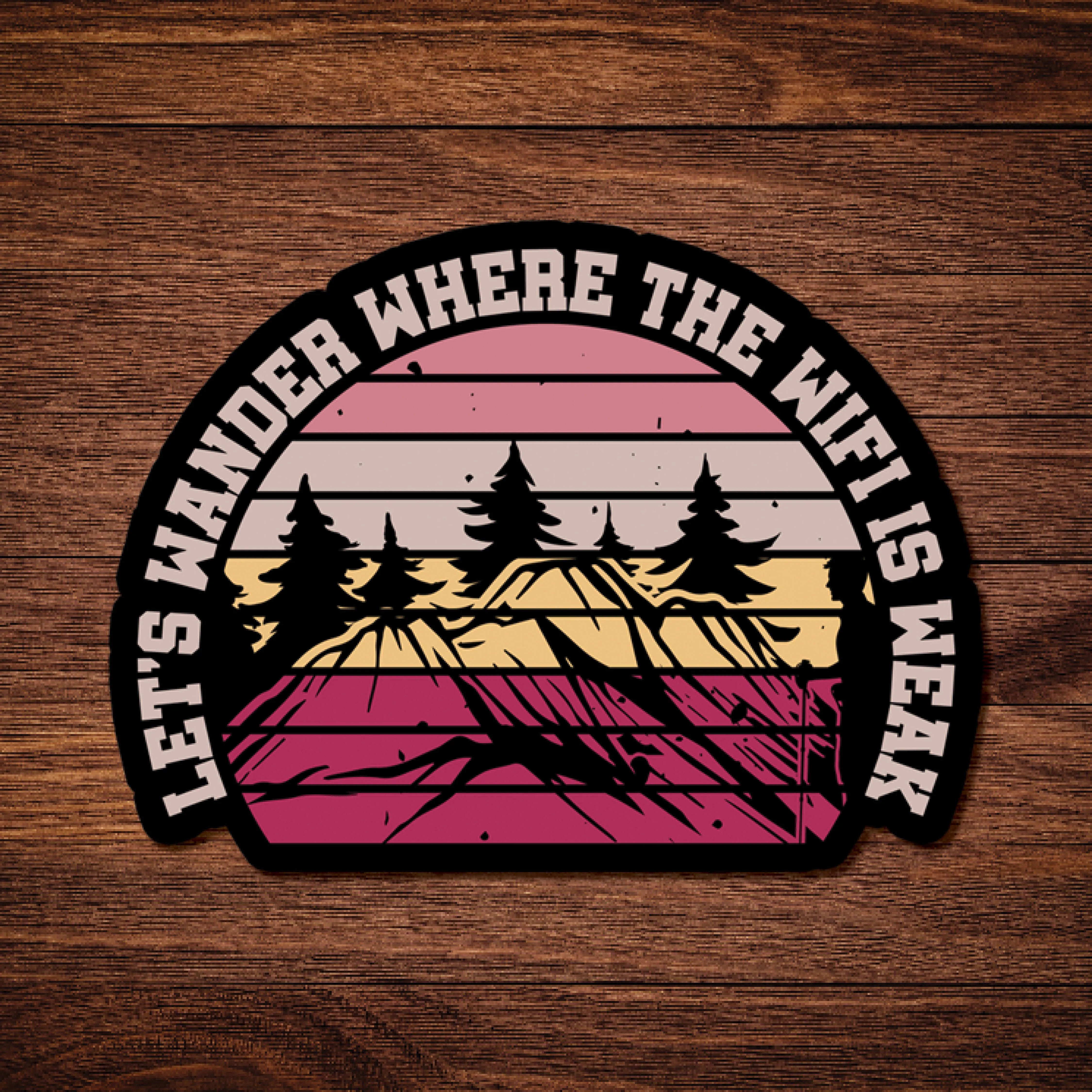 Lets wander where the wifi is weak