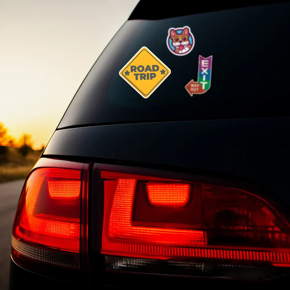 Road Trip Vinyl Sticker