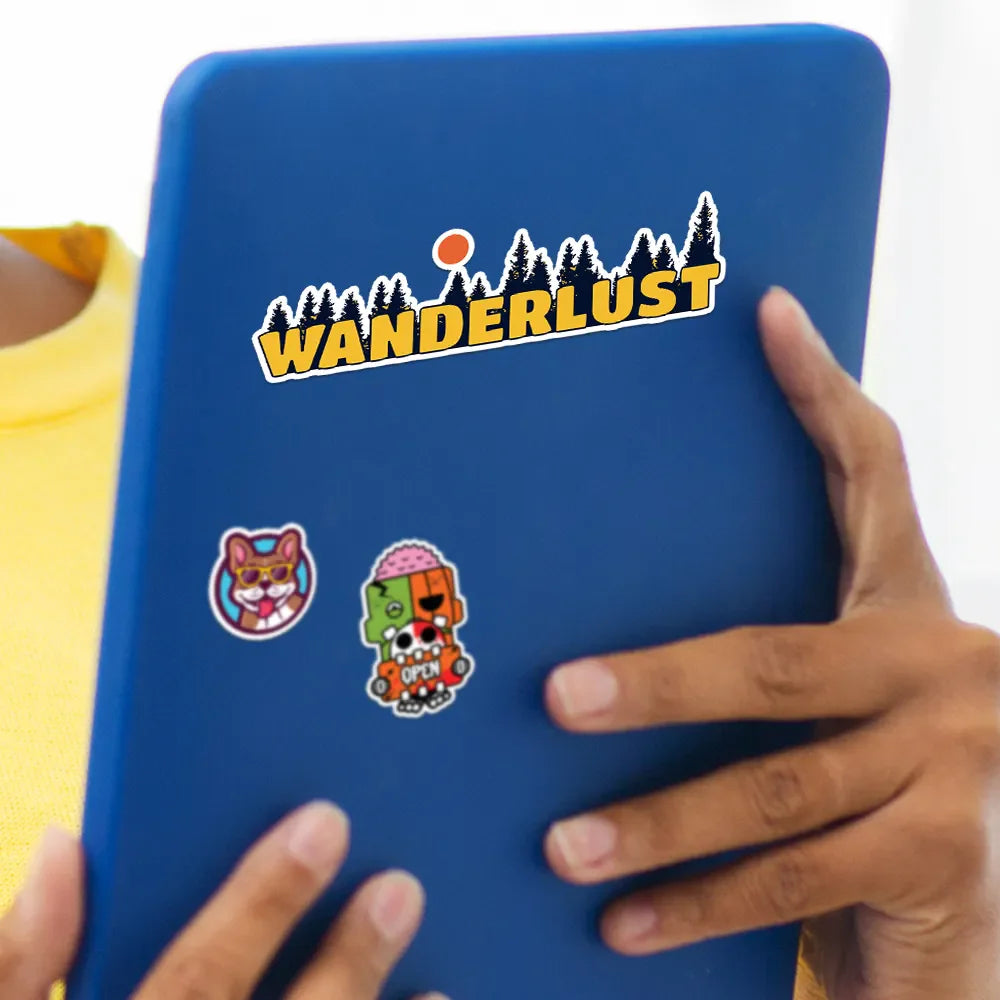 Wanderlust Vinyl Sticker