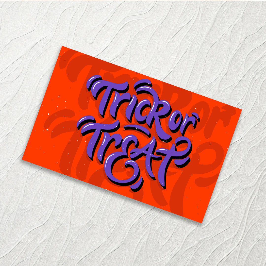 Trick or Treat - Credit Card Skin