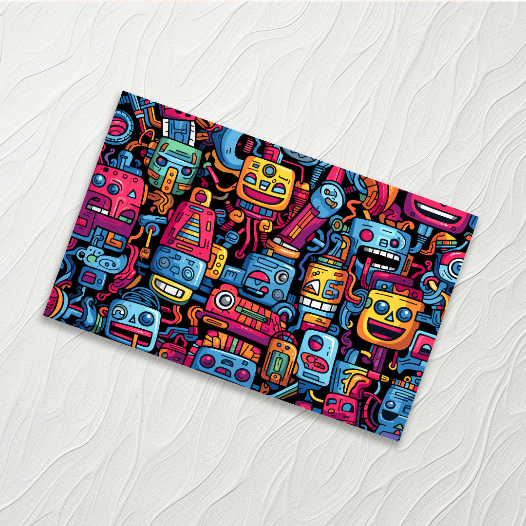 Robotic Characters - Credit Card Skin
