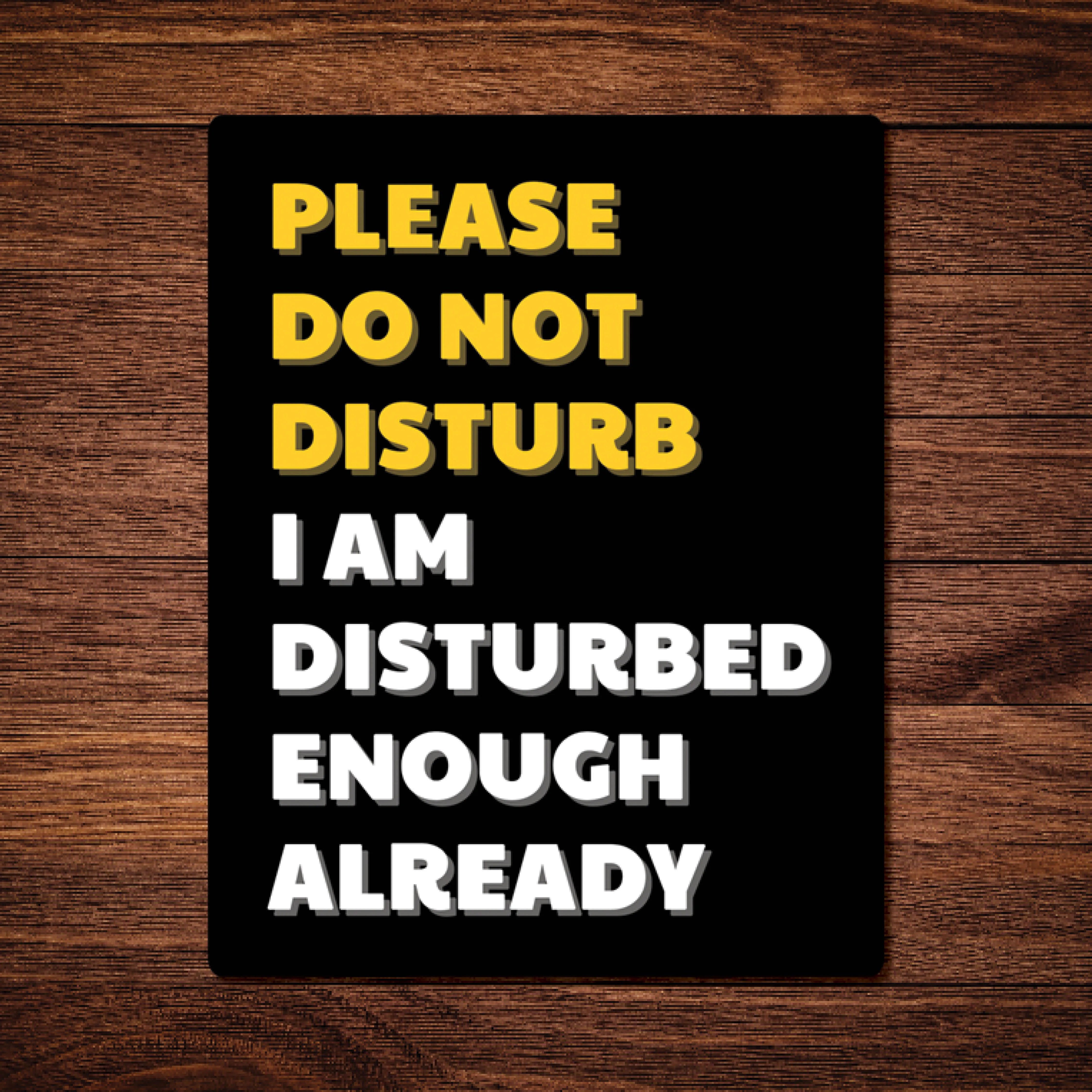 Do not disturb
