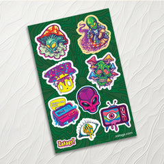 Trippy Psychedelic - Mini Sticker Sheet