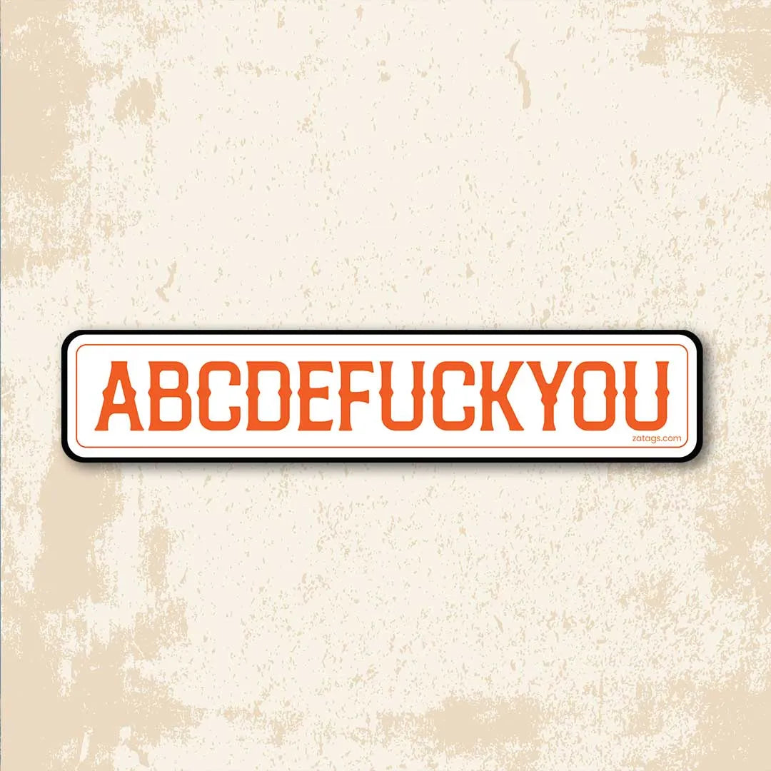 ABCD - Bumper Sticker
