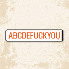 ABCD - Bumper Sticker
