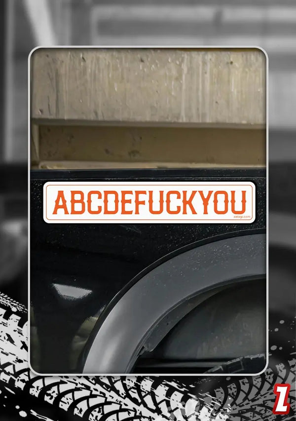 ABCD - Bumper Sticker