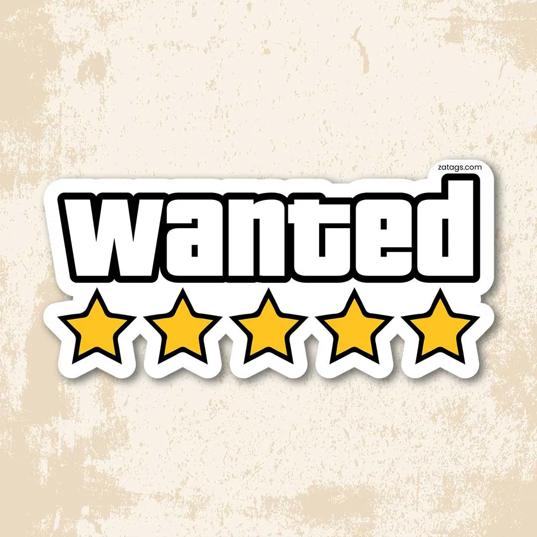 Wanted - Bumper Sticker