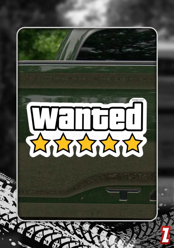 Wanted - Bumper Sticker