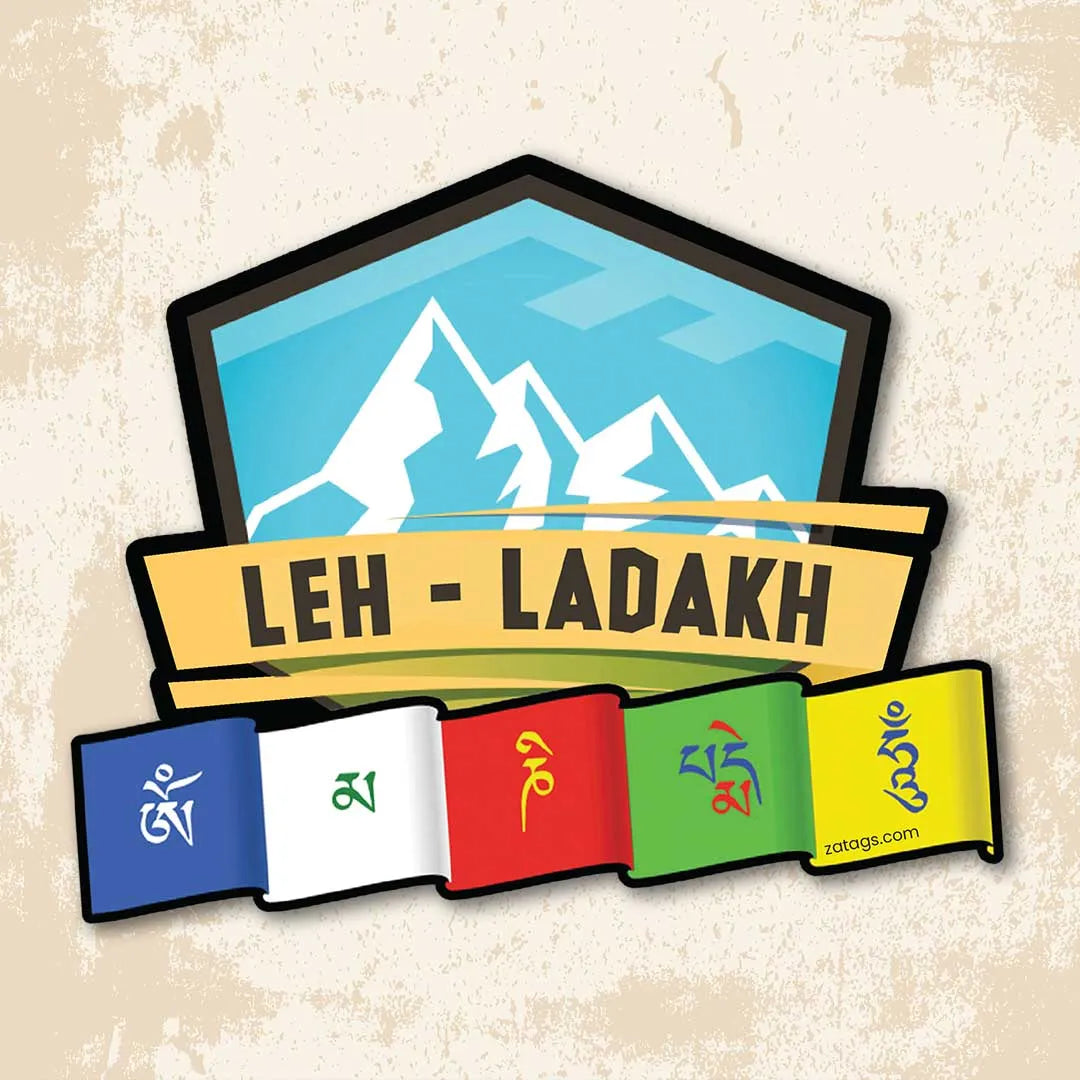 Leh Ladakh - Bumper Sticker Sticker | Zatags β Zatags