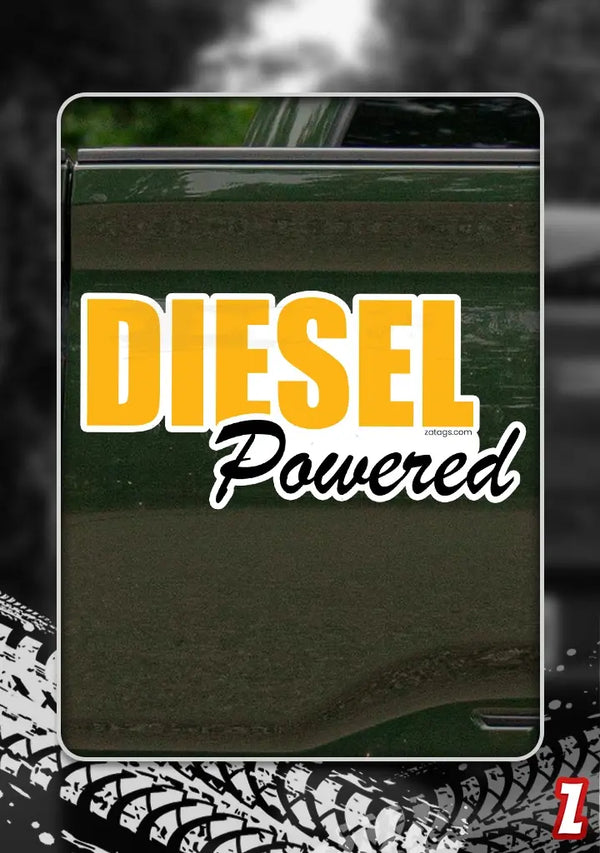 Diesel Powered - Bumper Sticker