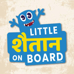 Little Shaitaan On Board - Bumper Sticker