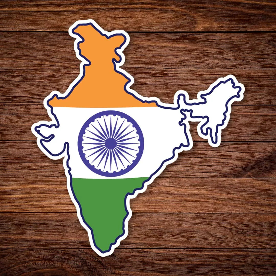 Indian Flag Map
