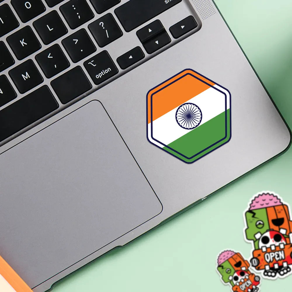Hexagon Indian Flag