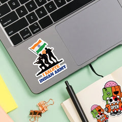 I Salute Indian Army Vinyl Sticker