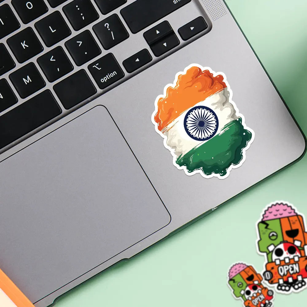Indian Flag In Cloud