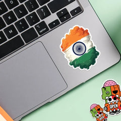 Indian Flag In Cloud
