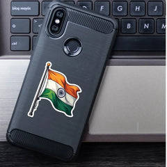 Indian Flag With Pole