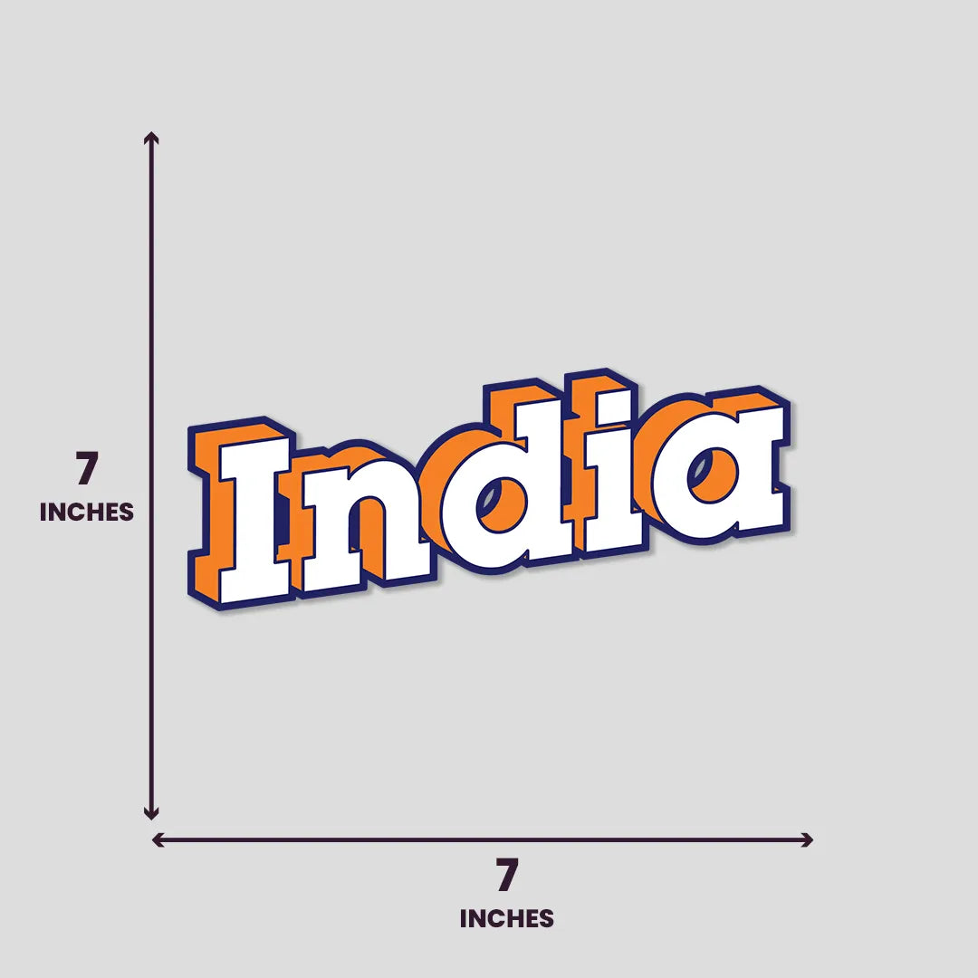 India Script - Bumper Sticker