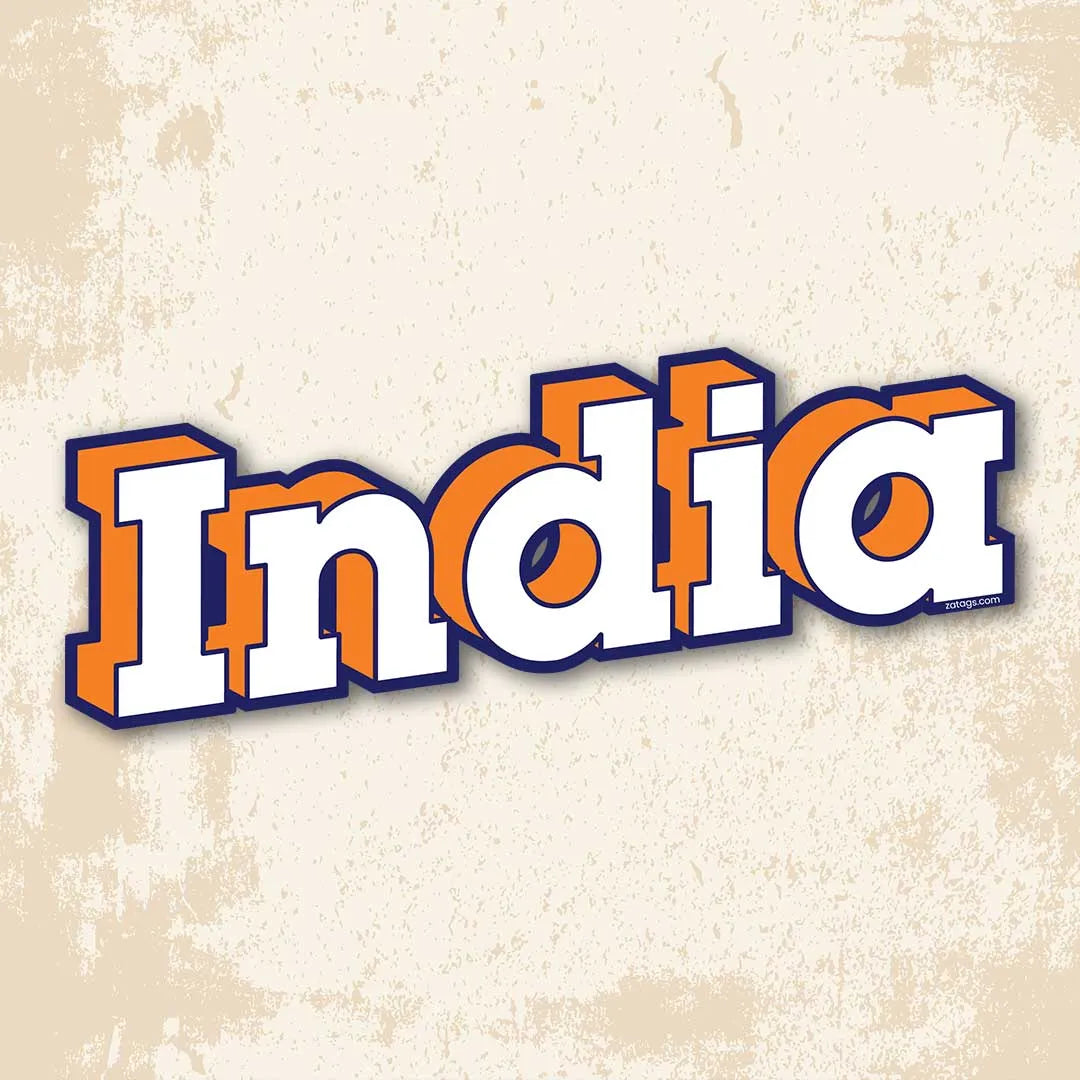India Script - Bumper Sticker