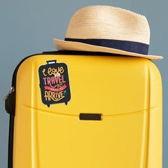 I Love to Travel Vinyl Sticker
