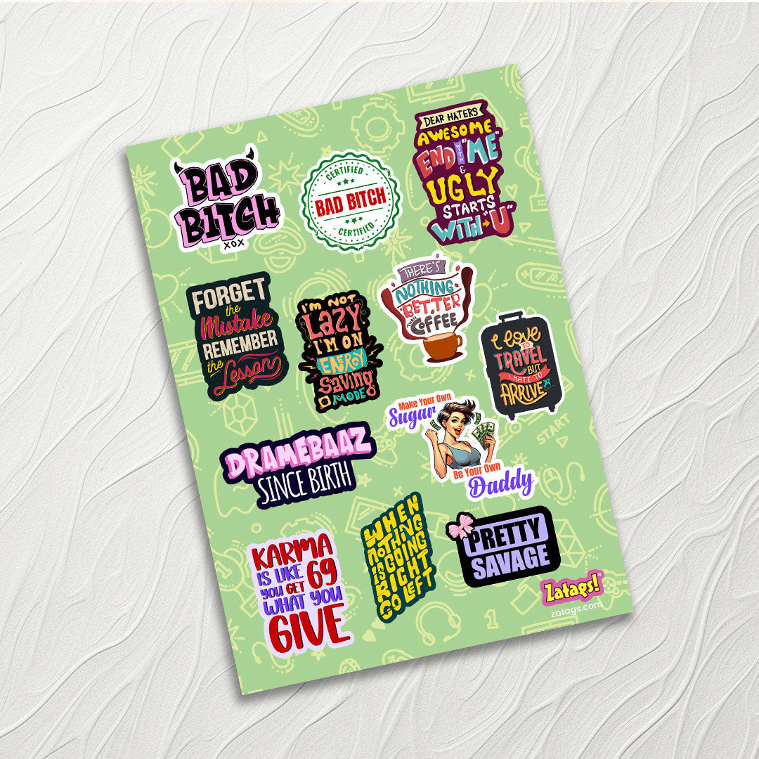 Girl Gang - Mini Sticker Sheet