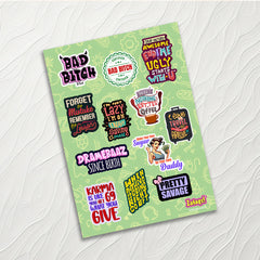Girl Gang - Mini Sticker Sheet