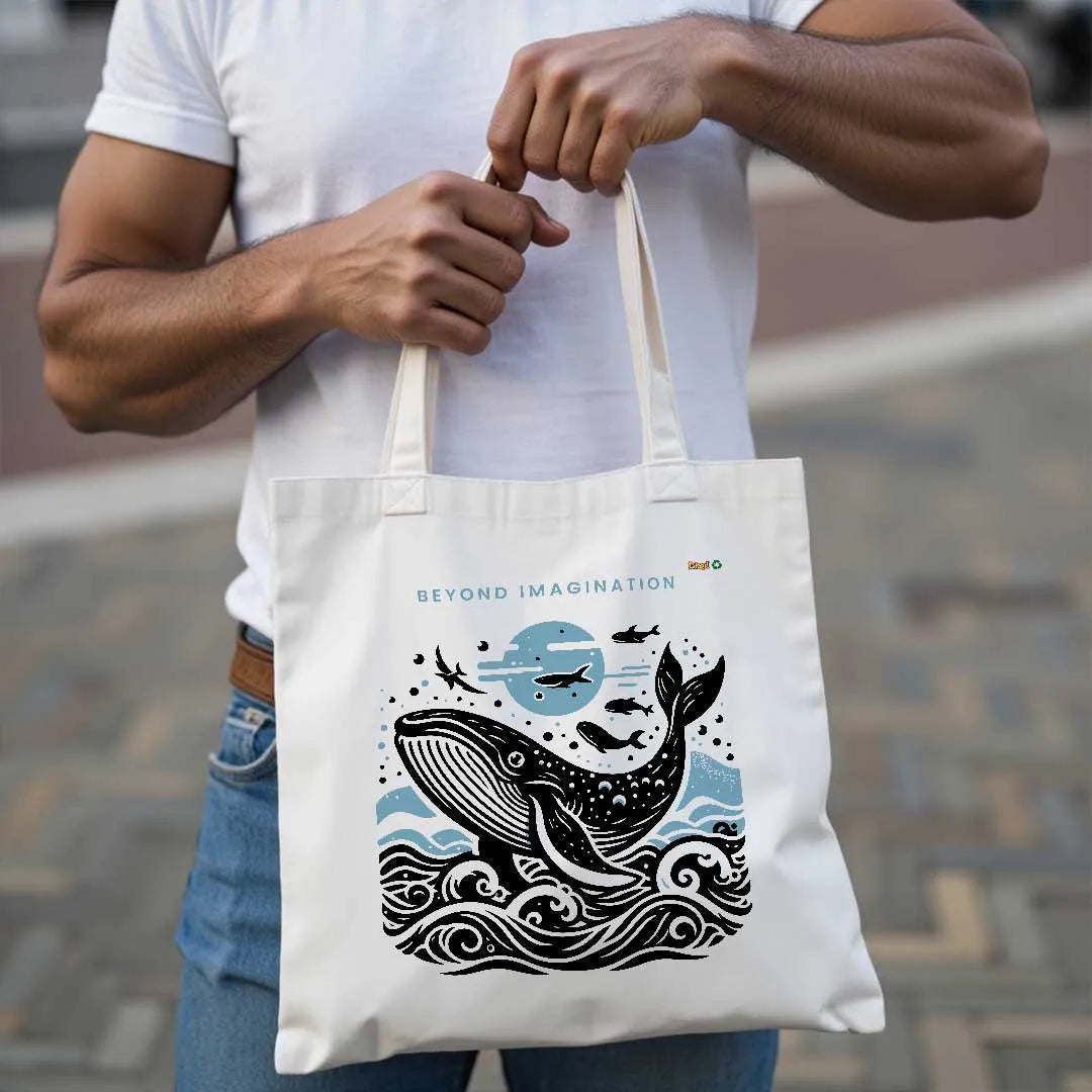 Whale - Tote Bag Max