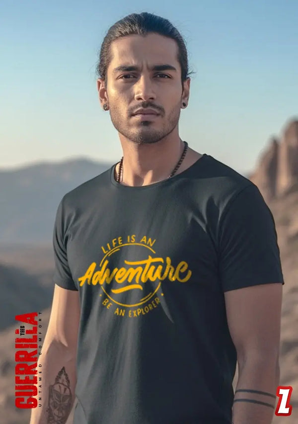 Life is an Adventure Guerrilla T-Shirt