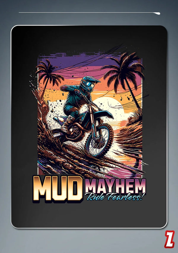 Mud Mayhem Rider Guerrilla T-Shirt