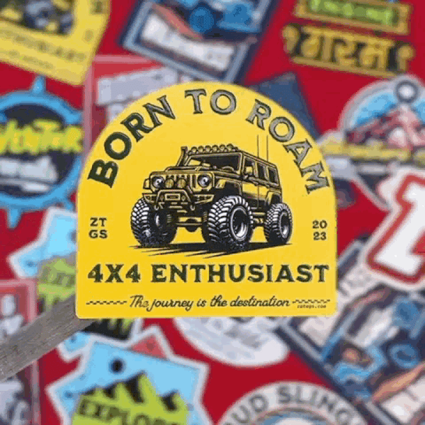 Born to Roam - 3D Magnet