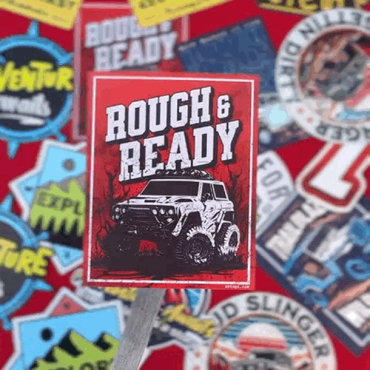 Rough & Ready - 3D Magnet