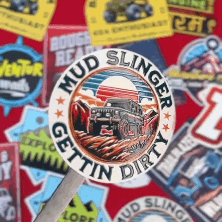 Mud Slinger, Gettin' Dirty - 3D Magnet