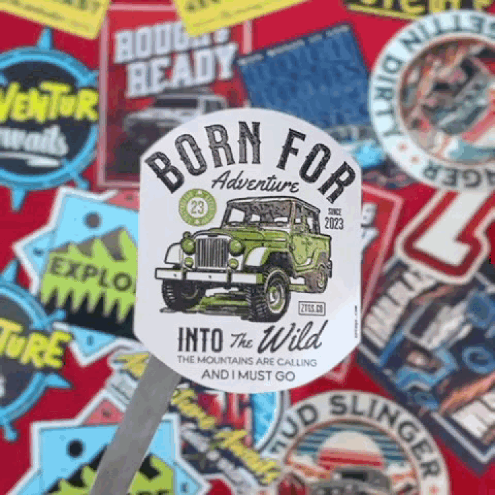 Born for Adventure - 3D Magnet 