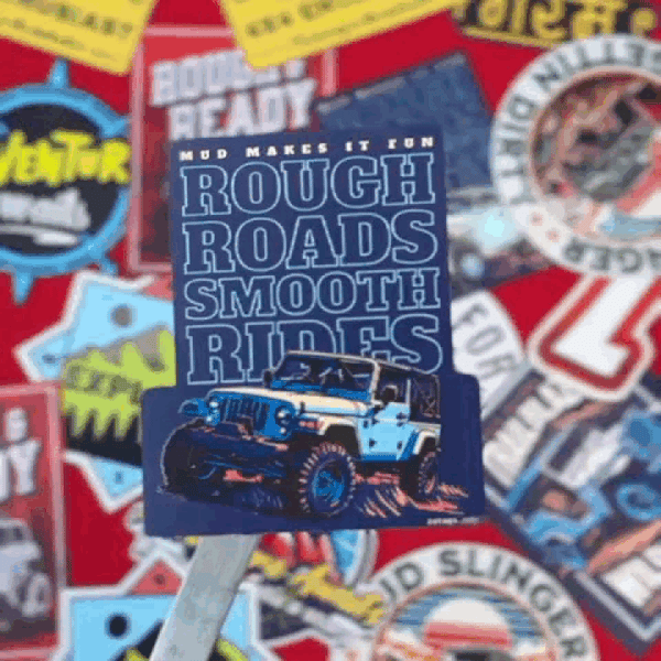 Rough Roads Smooth Rides - 3D Magnet