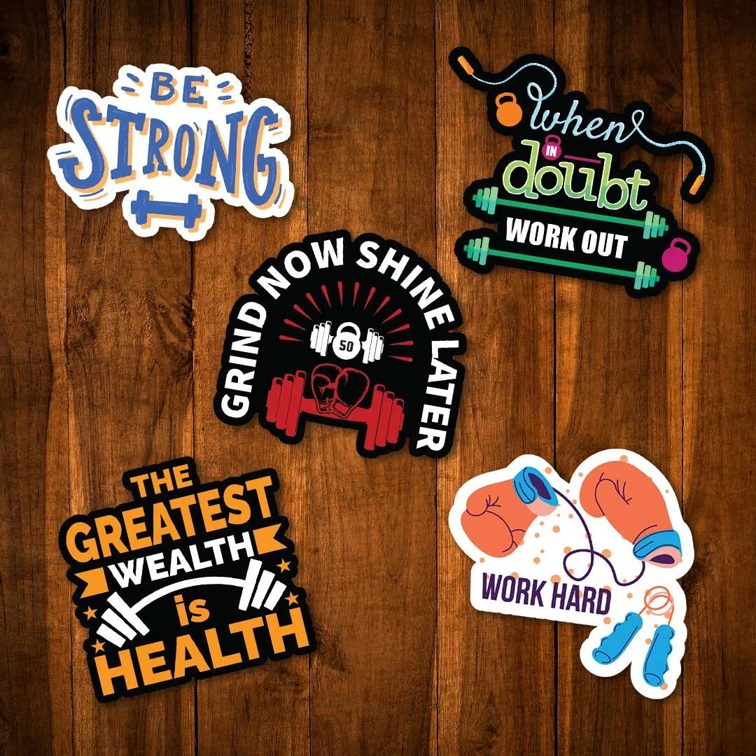 Gym - Sticker Pack of 5