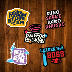 Motivational - Sticker Pack of 5