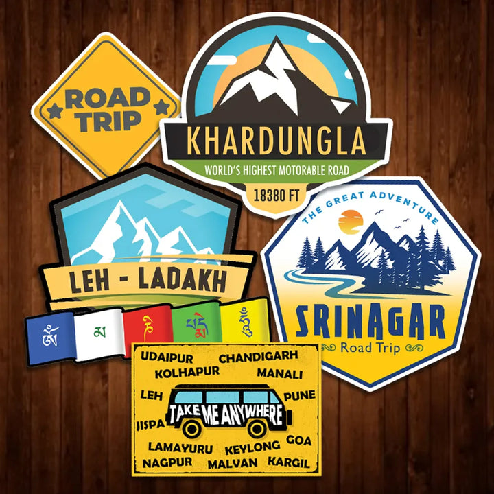 Mountains - Sticker Pack of 5