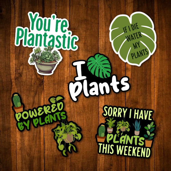 Plants - Sticker Pack of 5