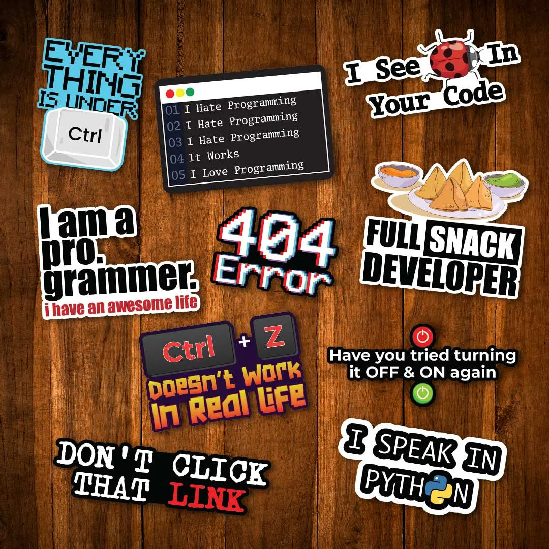 Programmer - Sticker Pack of 10