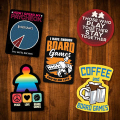 Board games - Sticker Pack of 5