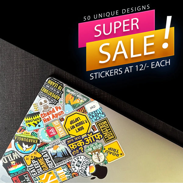 Assorted Unique Sticker Pack of 50