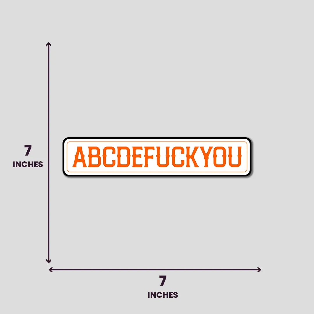ABCD - Bumper Sticker