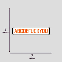ABCD - Bumper Sticker