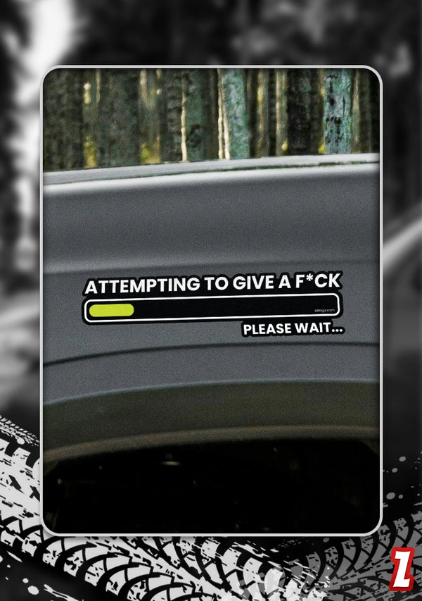 Please Wait - Bumper Sticker
