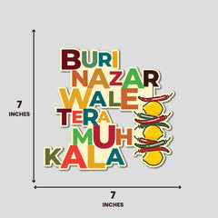 Buri Nazar Wale - Bumper Sticker